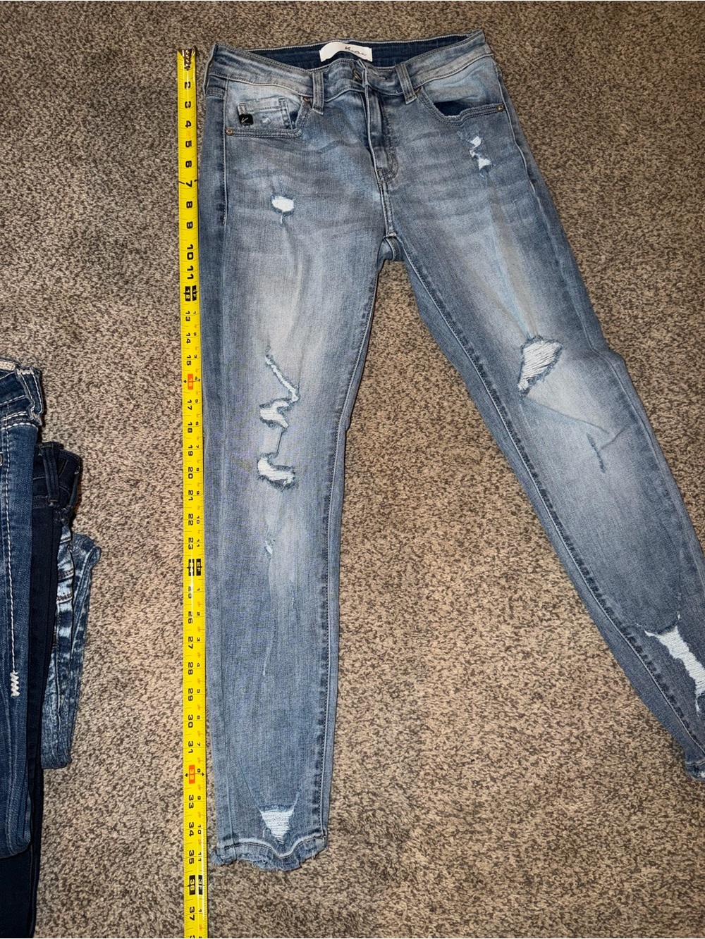 KanCan Light Blue Distressed Skinny Jeans